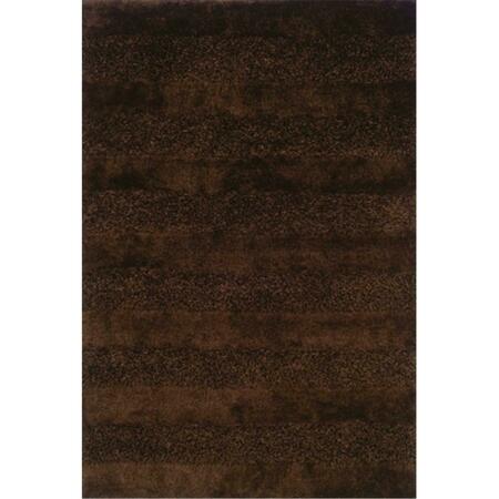 SPHINX BY ORIENTAL WEAVERS Area Rugs, Fusion 27203 8X11 Rectangle - Brown/ Brown-Polyester FSN27203244335ST